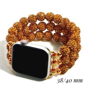NEW Gold Beaded Apple Watch Band Bracelet 38 - 40 mm